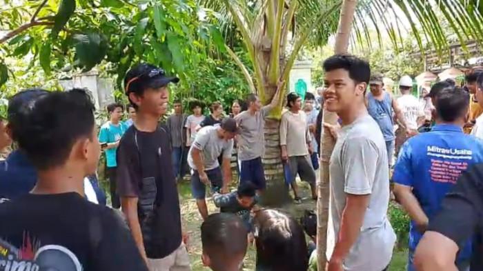 Pelaku Curanmor Diamuk Massa Saat Servis Motor Curian di Bengkel Langganan Korban